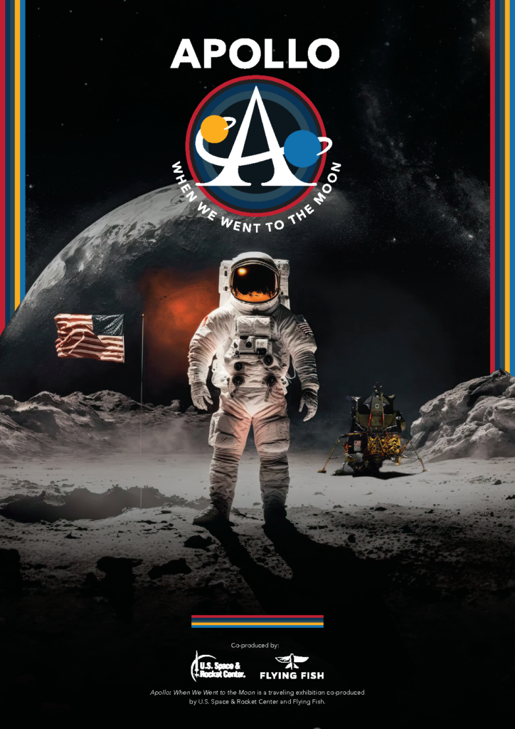 Apollo: When We Went to the Moon Poster - traveling exhibition