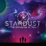 stardust the universe in you logo square art