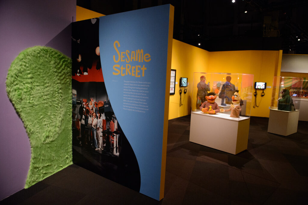 Sesame Street section - The Jim Henson Exhibition: Imagination Unlimited - traveling exhibition