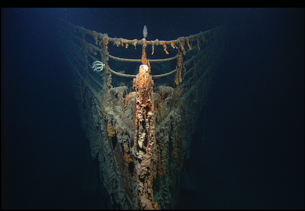 Bow of the TITANIC.