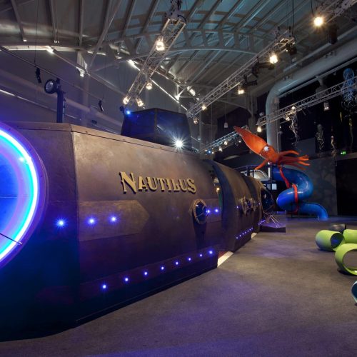 nautilus at the voyage to the deep underwater adventures exhibition